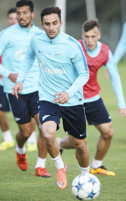 «Газпром»-тренировочный сбор в Фару: 6 февраля, вечерняя тренировка