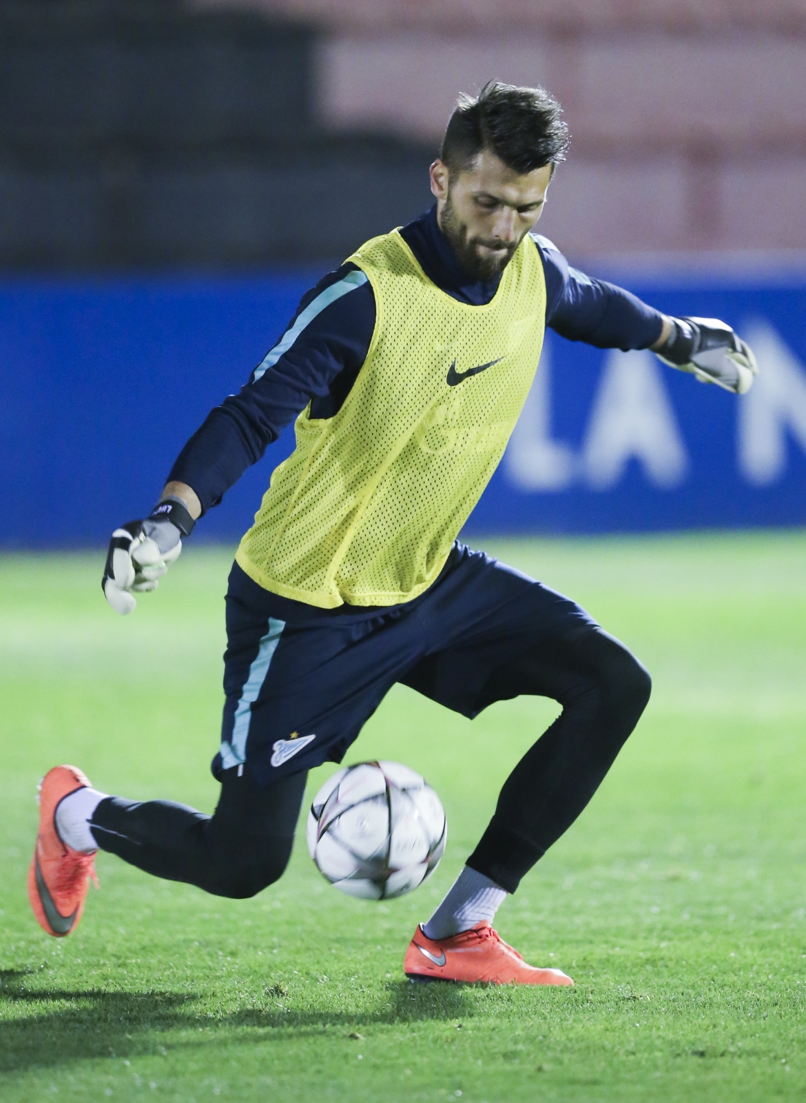 «Газпром»-тренировочный сбор в Испании: 10 февраля, вечерняя тренировка