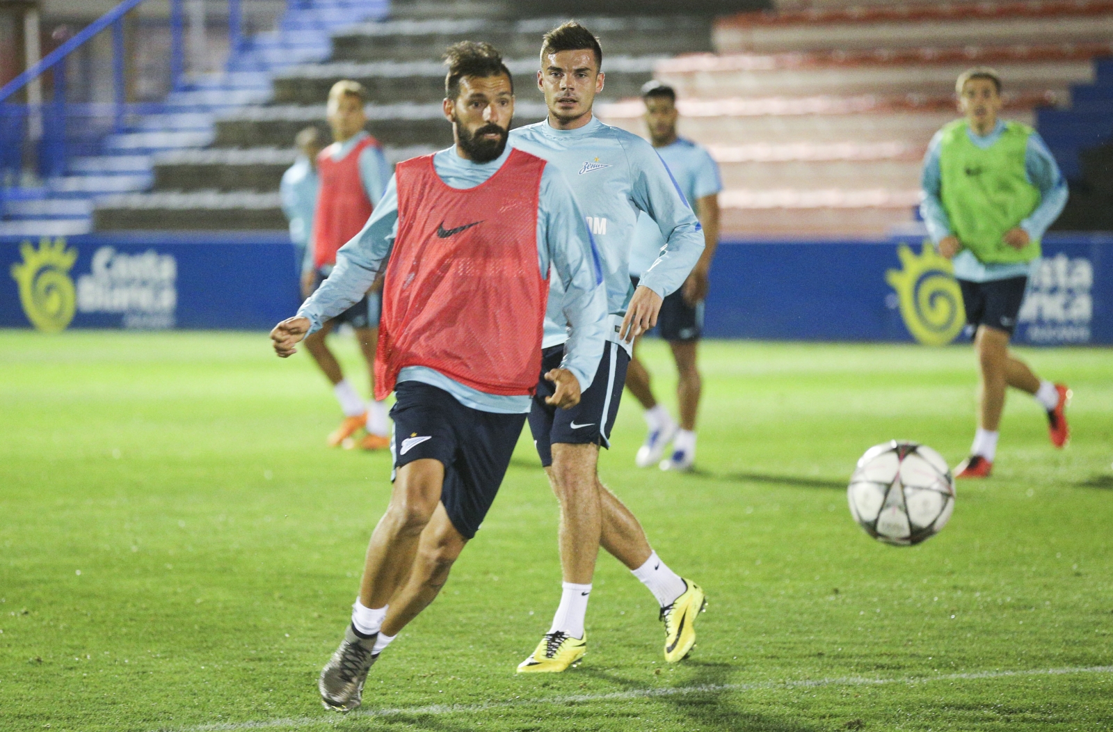 «Газпром»-тренировочный сбор в Испании: 10 февраля, вечерняя тренировка