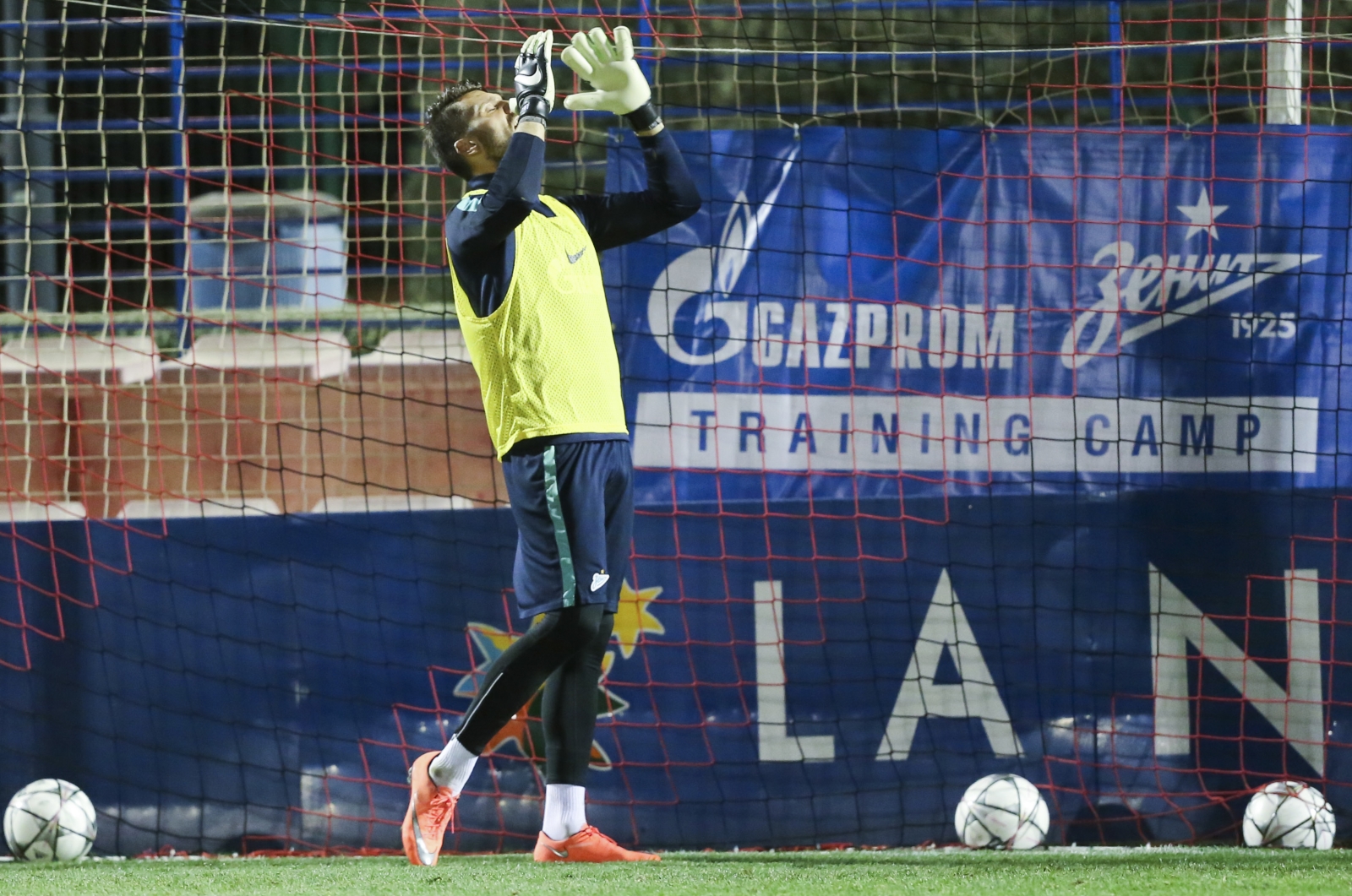 «Газпром»-тренировочный сбор в Испании: 10 февраля, вечерняя тренировка