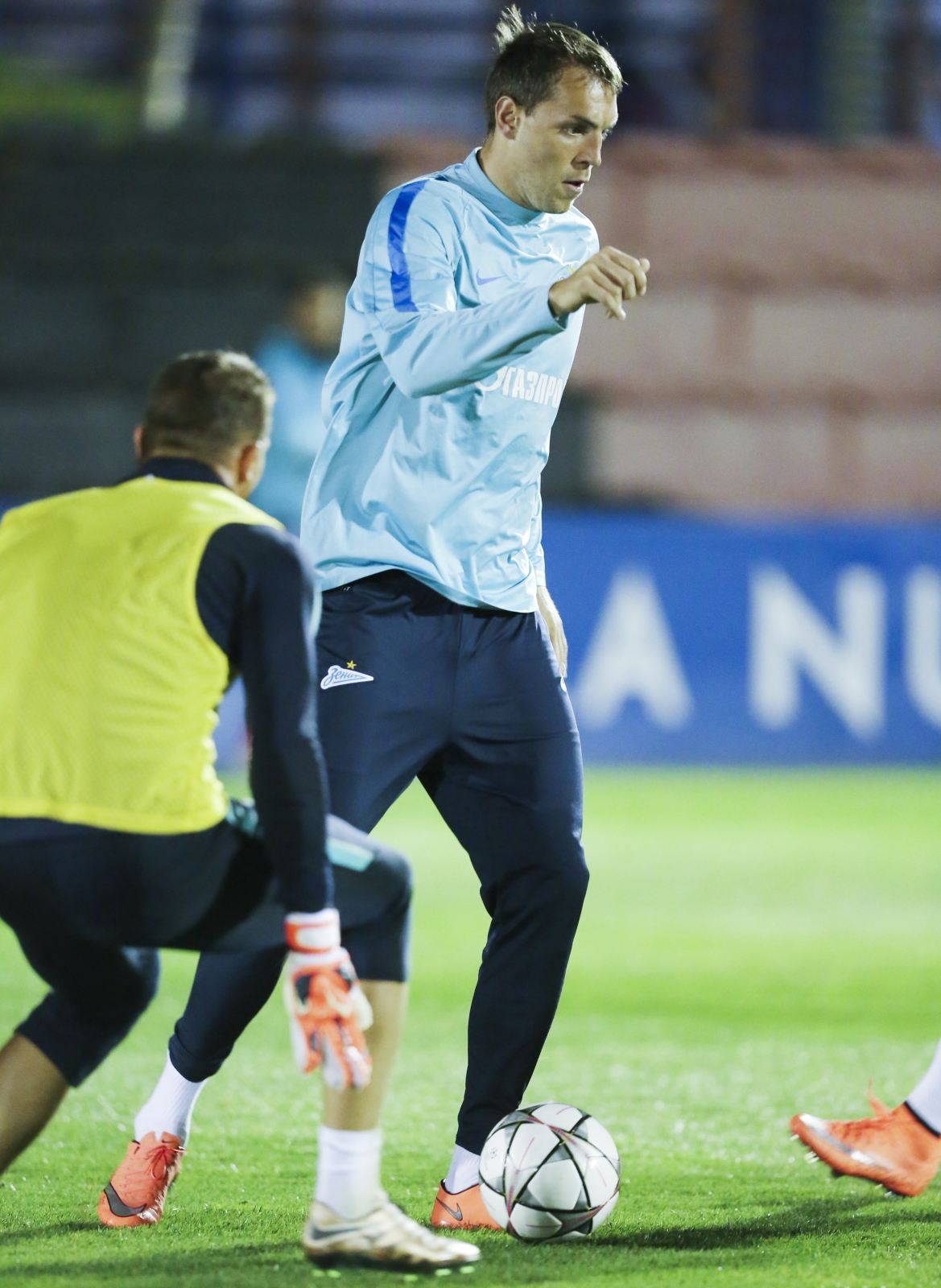 «Газпром»-тренировочный сбор в Испании: 10 февраля, вечерняя тренировка