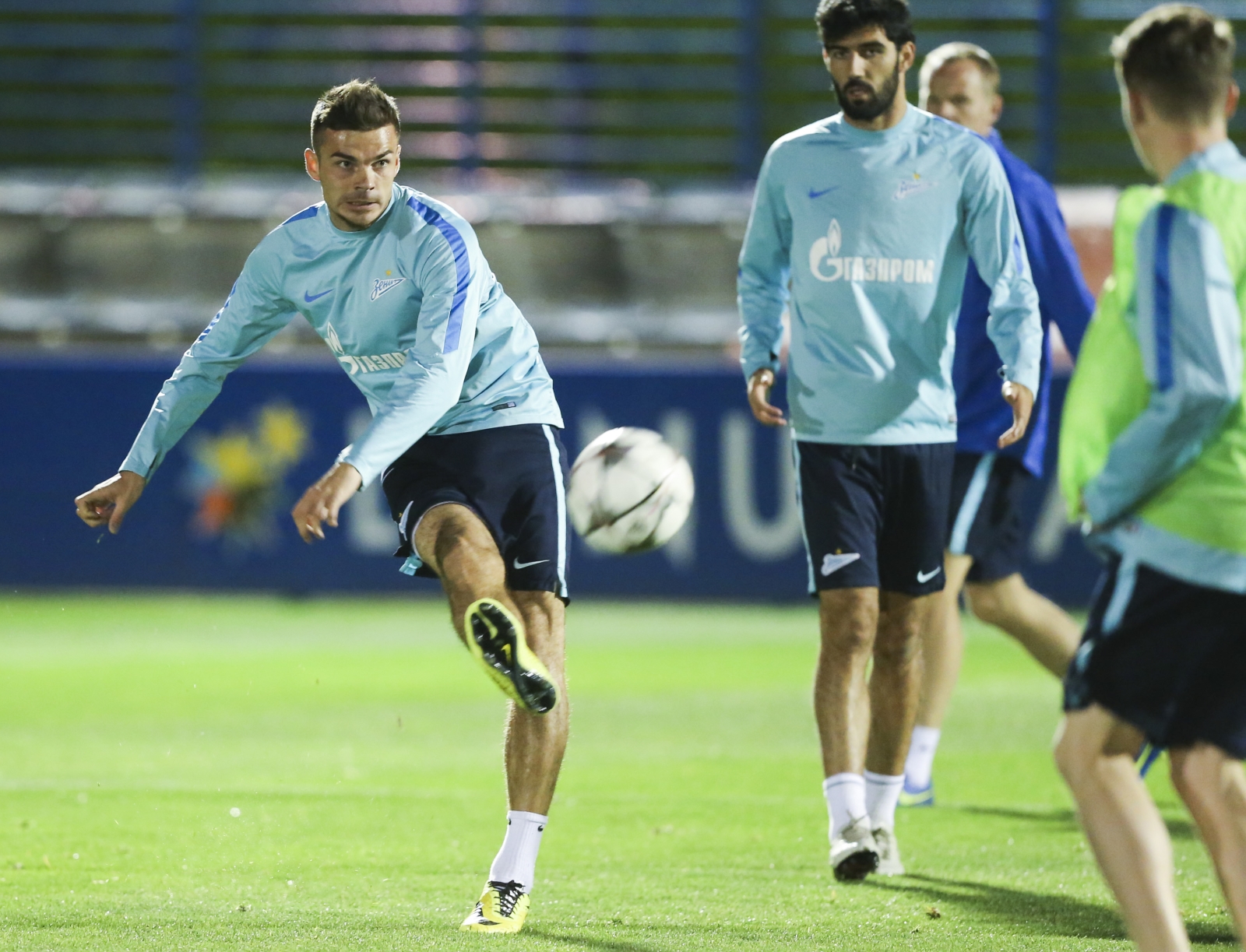 «Газпром»-тренировочный сбор в Испании: 10 февраля, вечерняя тренировка