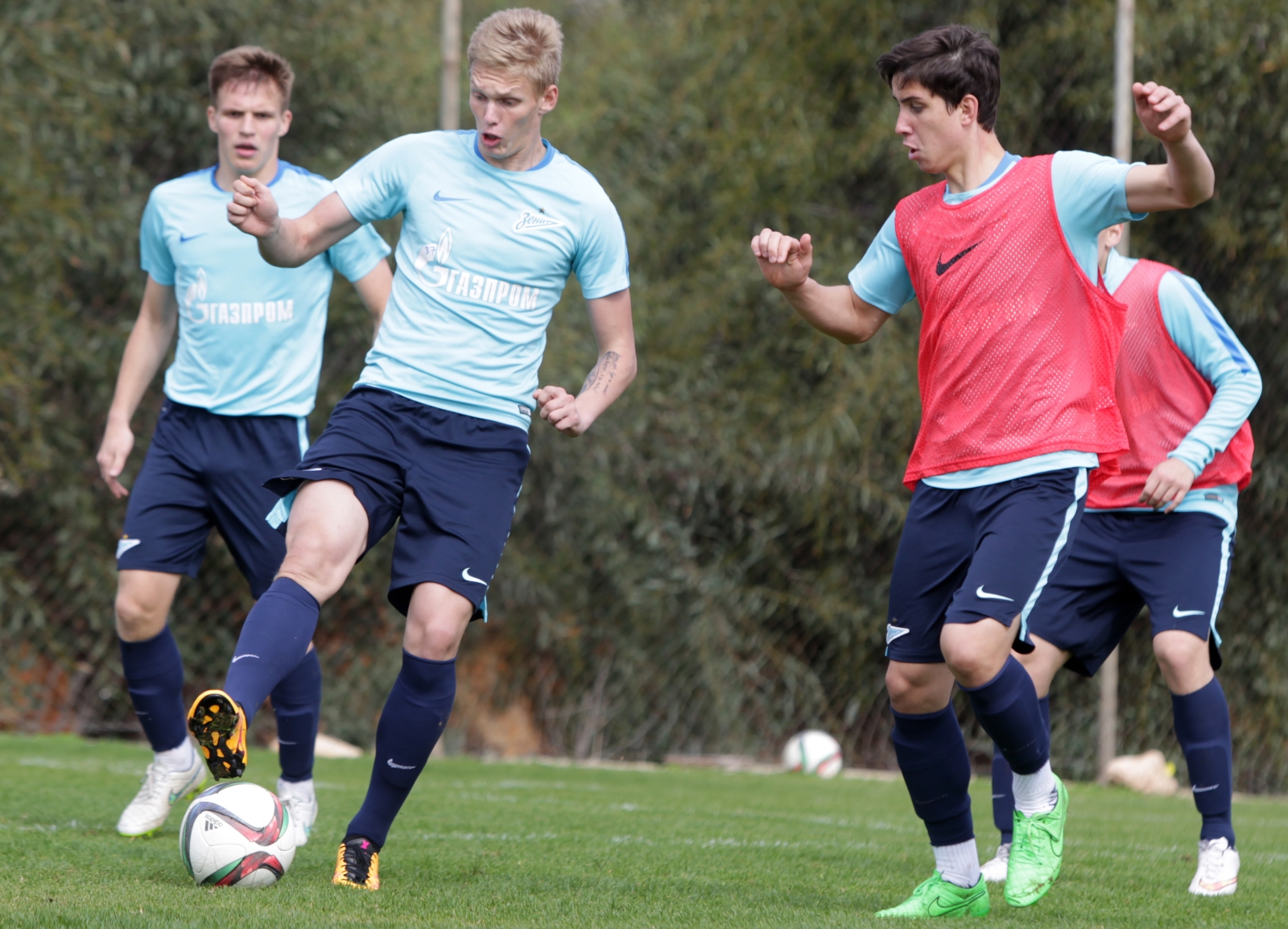 Тренировка молодежного состава «Зенита» на Кипре 13 февраля 2016 года