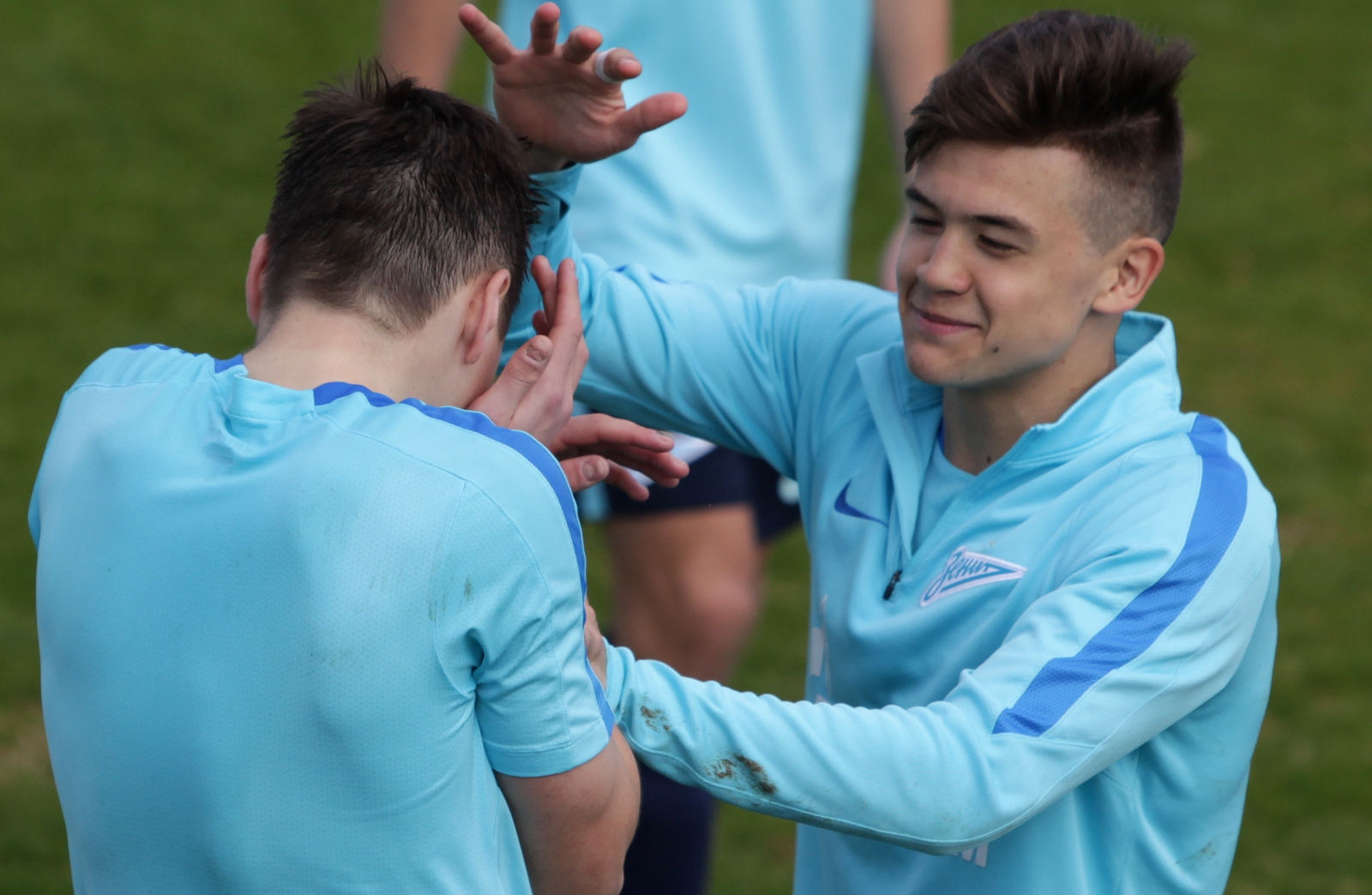 Тренировка молодежного состава «Зенита» на Кипре 13 февраля 2016 года