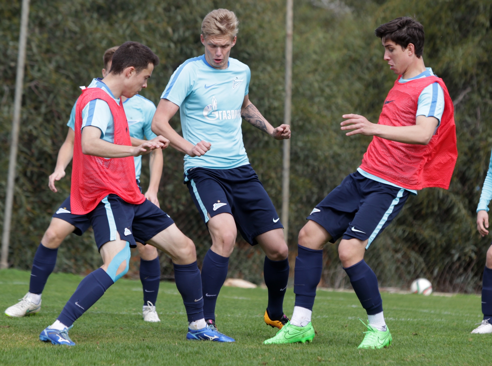 Тренировка молодежного состава «Зенита» на Кипре 13 февраля 2016 года