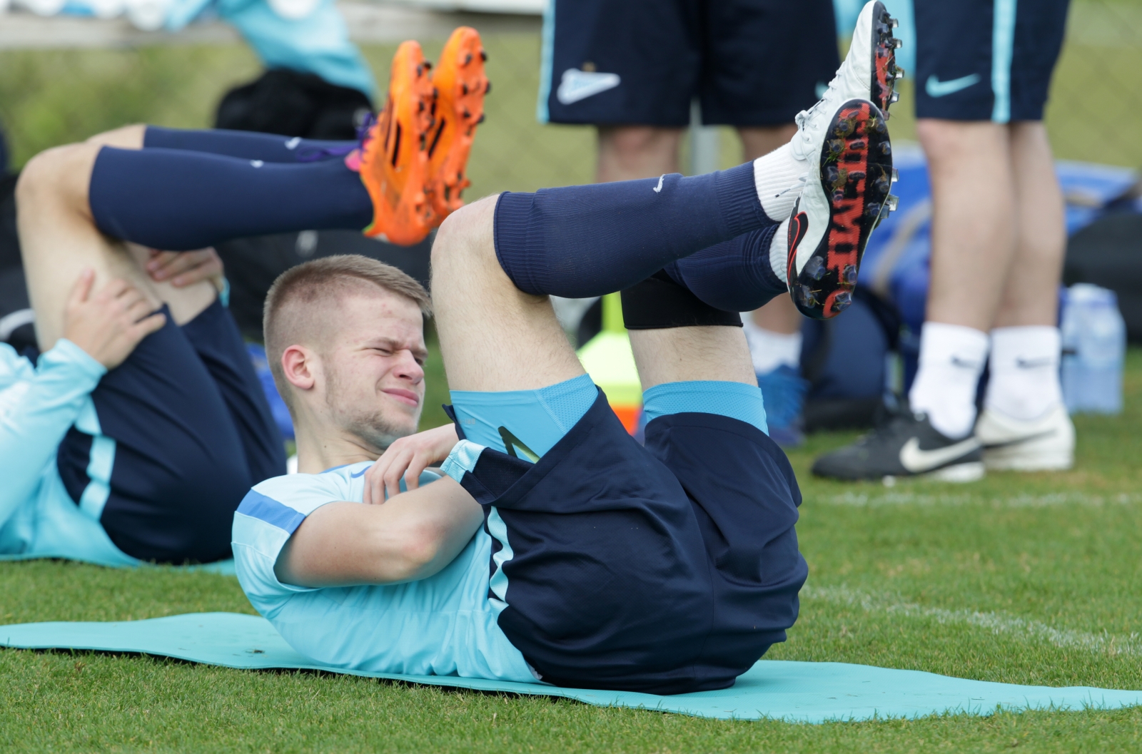 Тренировка молодежного состава «Зенита» на Кипре 13 февраля 2016 года