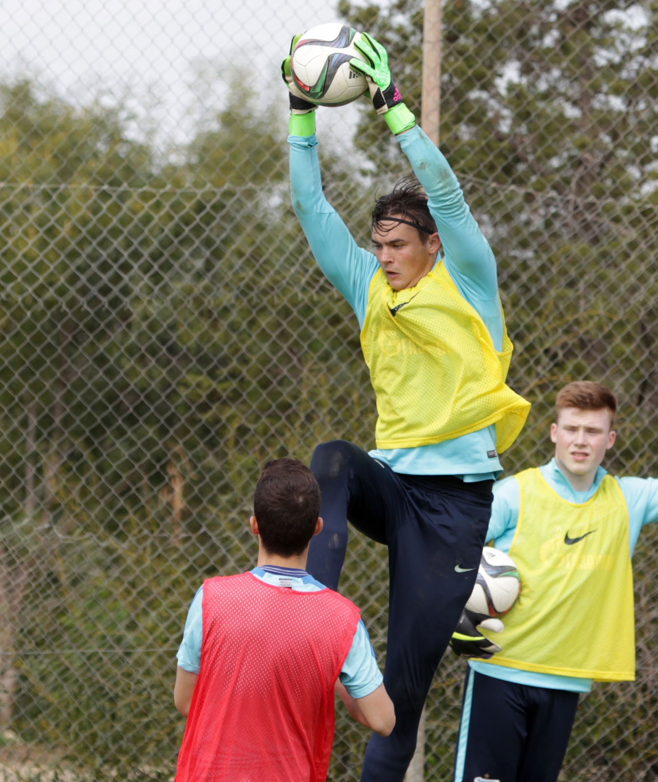 Тренировка молодежного состава «Зенита» на Кипре 13 февраля 2016 года