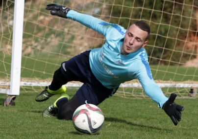 Тренировка молодежного состава «Зенита» на Кипре 13 февраля 2016 года