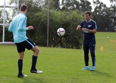 Тренировка молодежного состава «Зенита» на Кипре 13 февраля 2016 года