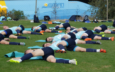 Тренировка молодежного состава «Зенита» на Кипре 13 февраля 2016 года