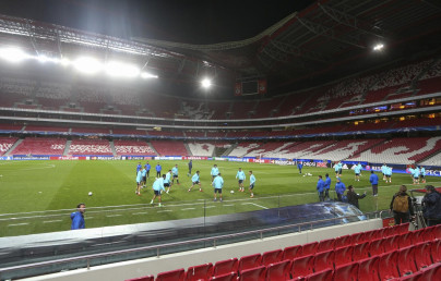 Тренировка «Зенита» перед матчем Лиги Чемпионов УЕФА «Бенфика» — «Зенит»