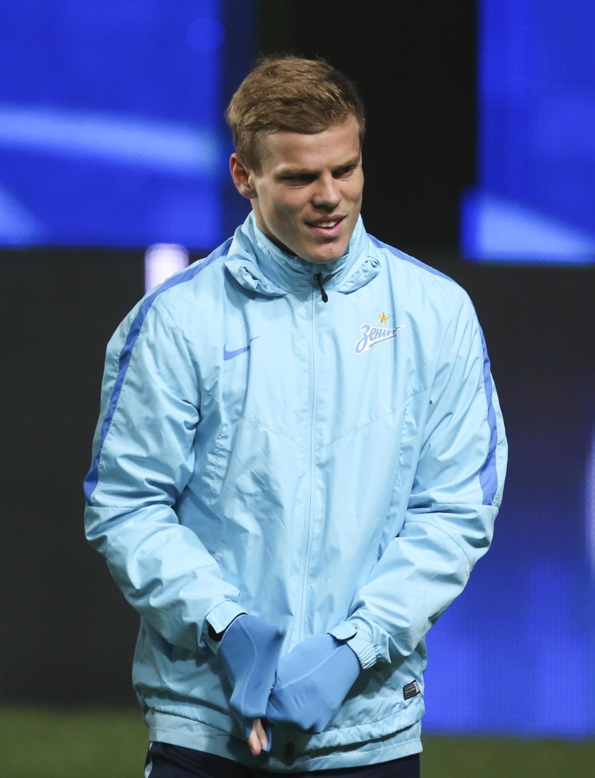 Тренировка «Зенита» перед матчем Лиги Чемпионов УЕФА «Бенфика» — «Зенит»