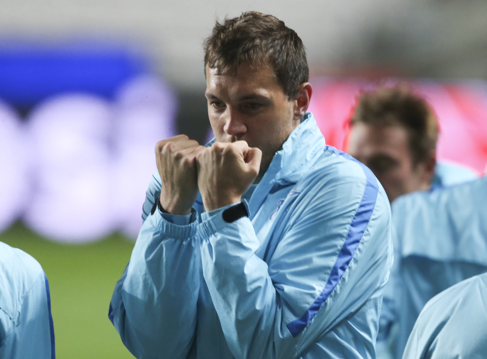 Тренировка «Зенита» перед матчем Лиги Чемпионов УЕФА «Бенфика» — «Зенит»