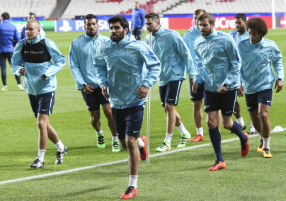 Тренировка «Зенита» перед матчем Лиги Чемпионов УЕФА «Бенфика» — «Зенит»