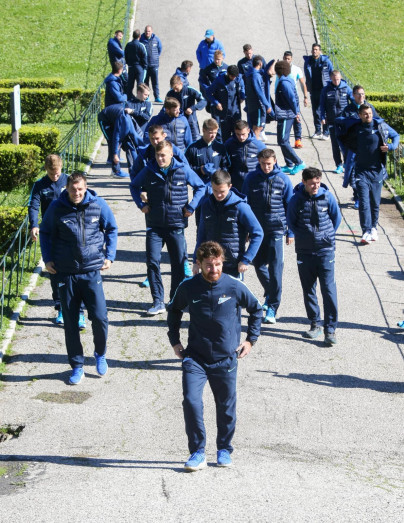 Прогулка «Зенита» по Лиссабону перед матчем «Бенфика» — «Зенит»