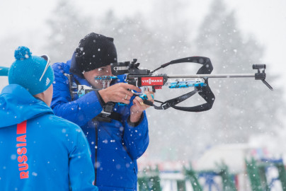 Футболисты «Зенита» посетили  учебно-тренировочнй центр по биатлону «Кавголово»