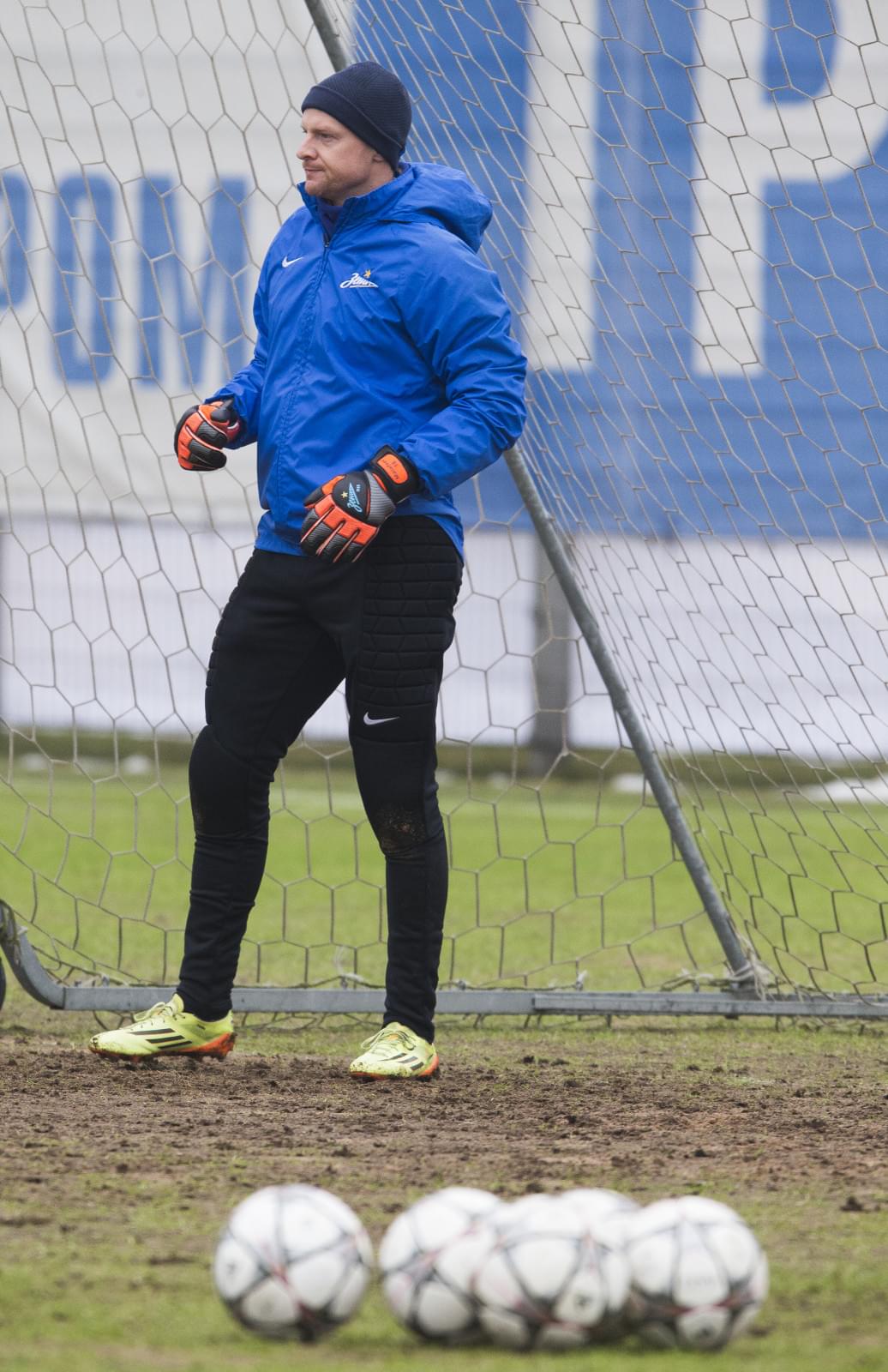 Тренировка «Зенита» перед матчем с «Бенфикой»