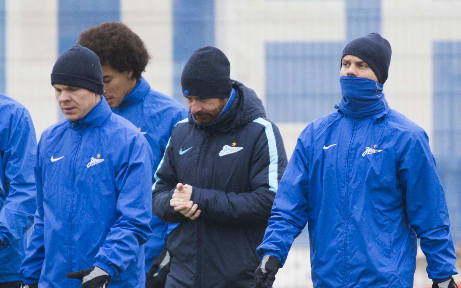 Тренировка «Зенита» перед матчем с «Бенфикой»