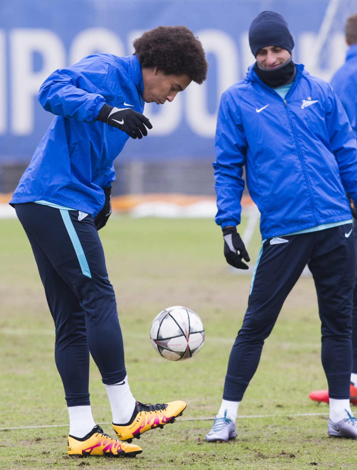 Тренировка «Зенита» перед матчем с «Бенфикой»