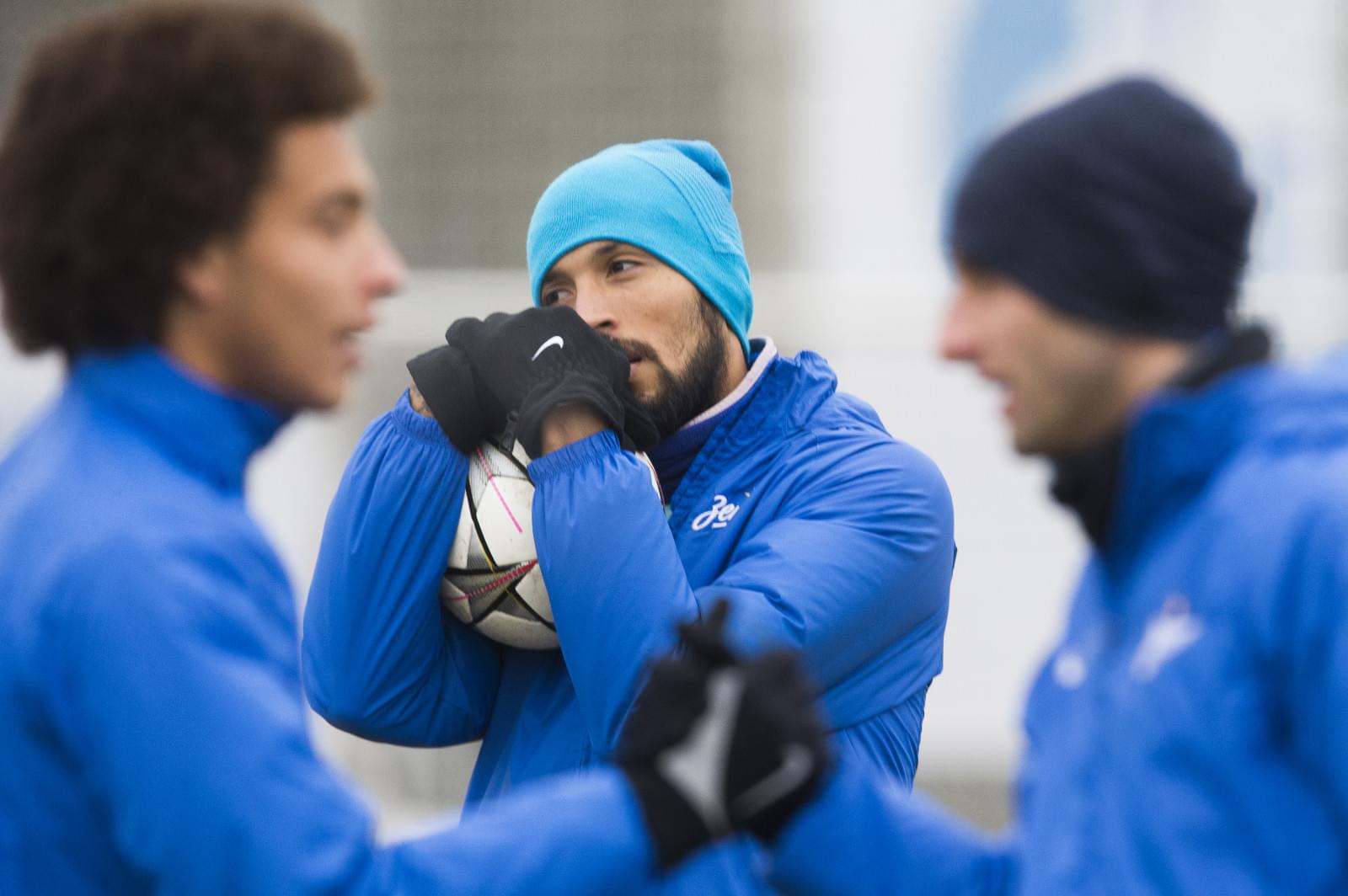 Тренировка «Зенита» перед матчем с «Бенфикой»