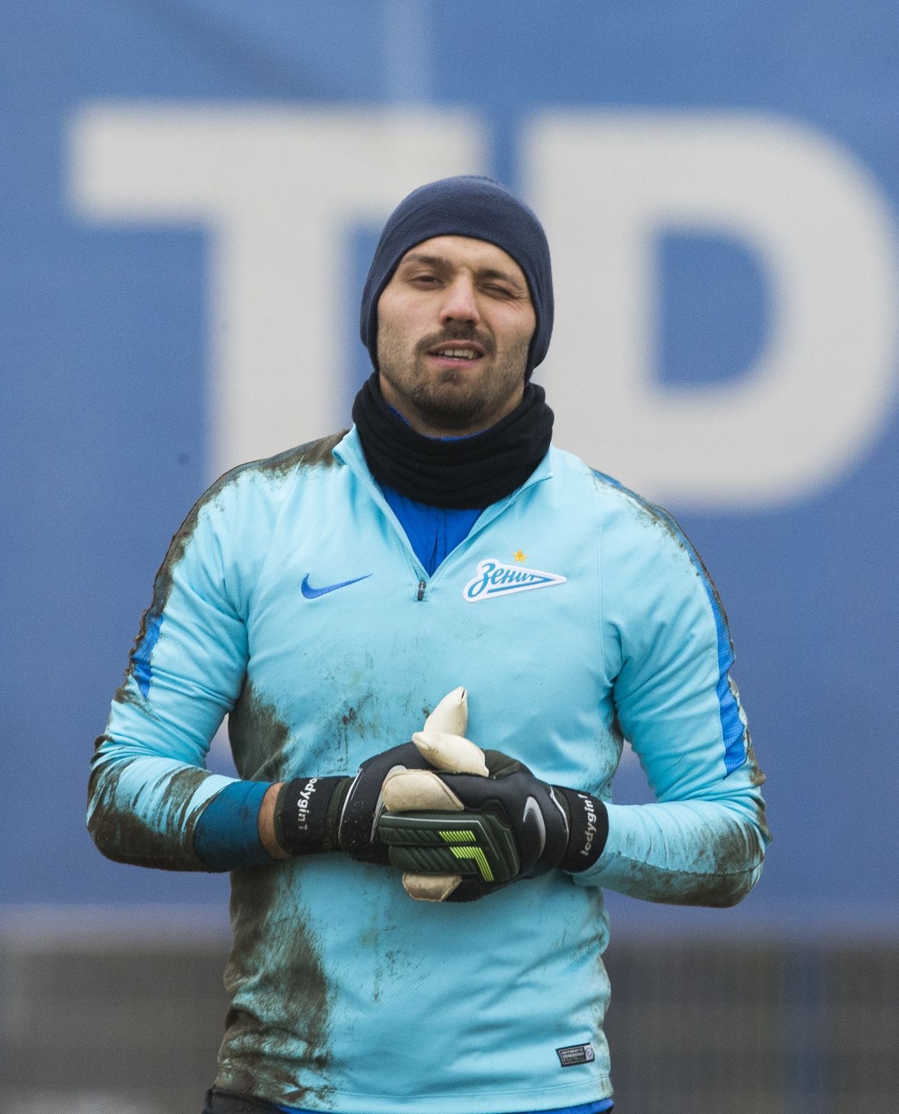 Тренировка «Зенита» перед матчем с «Бенфикой»