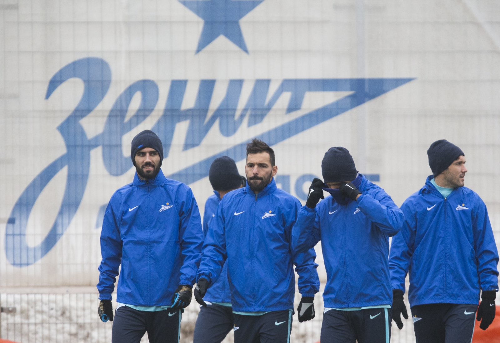 Тренировка «Зенита» перед матчем с «Бенфикой»