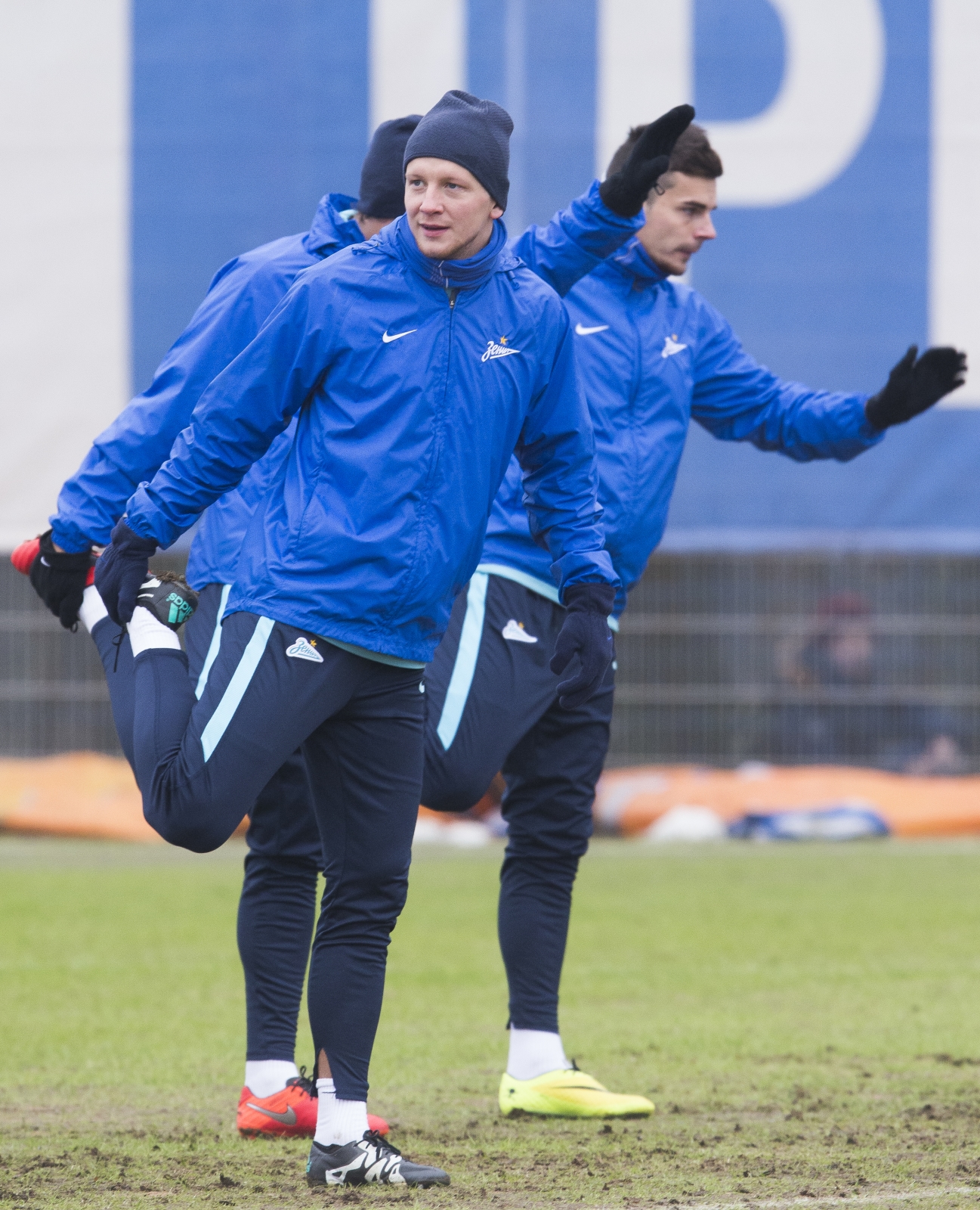 Тренировка «Зенита» перед матчем с «Бенфикой»