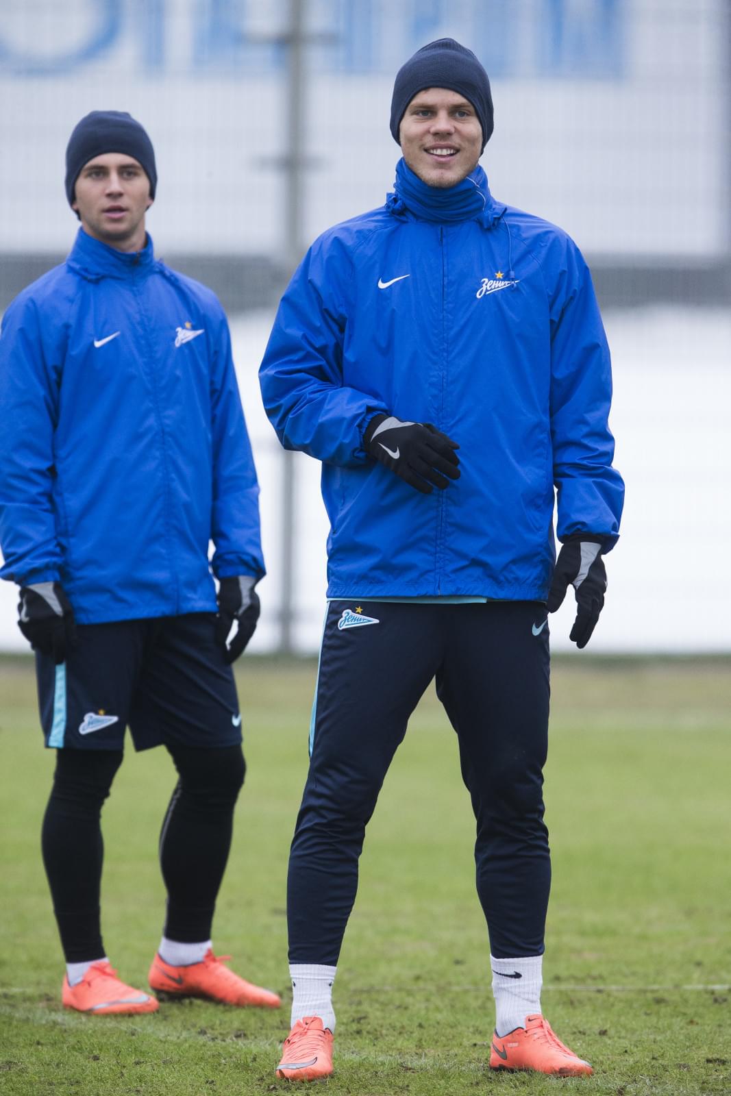 Тренировка «Зенита» перед матчем с «Бенфикой»