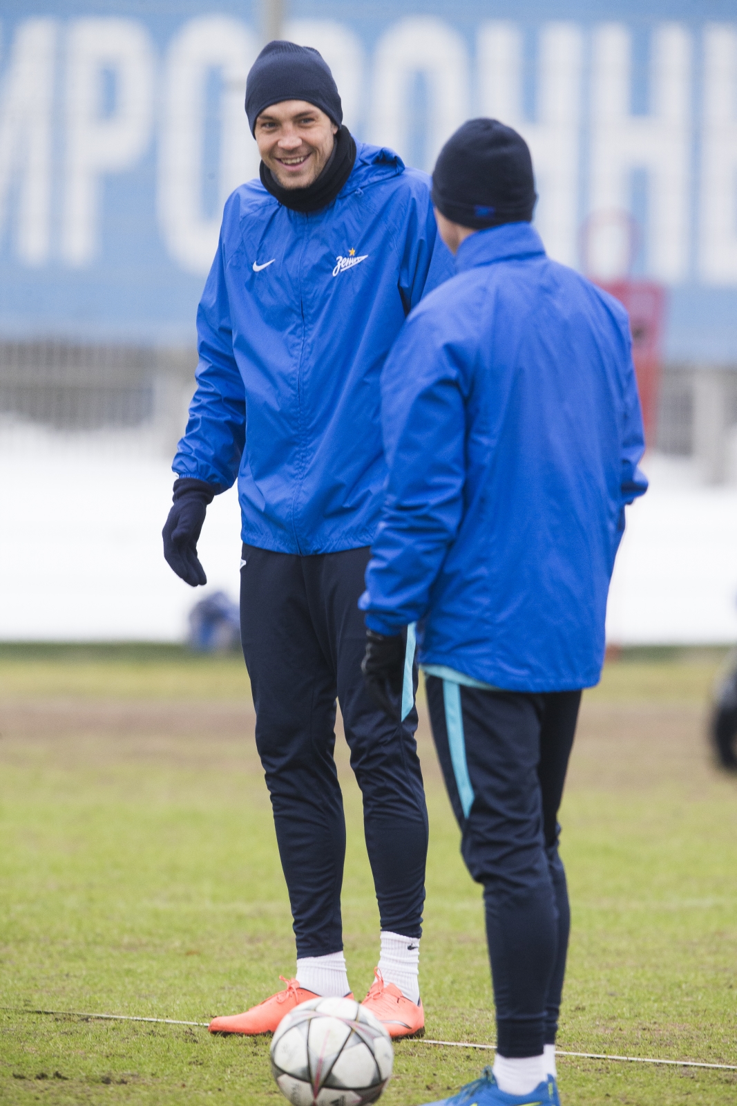 Тренировка «Зенита» перед матчем с «Бенфикой»