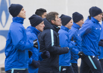 Тренировка «Зенита» перед матчем с «Бенфикой»