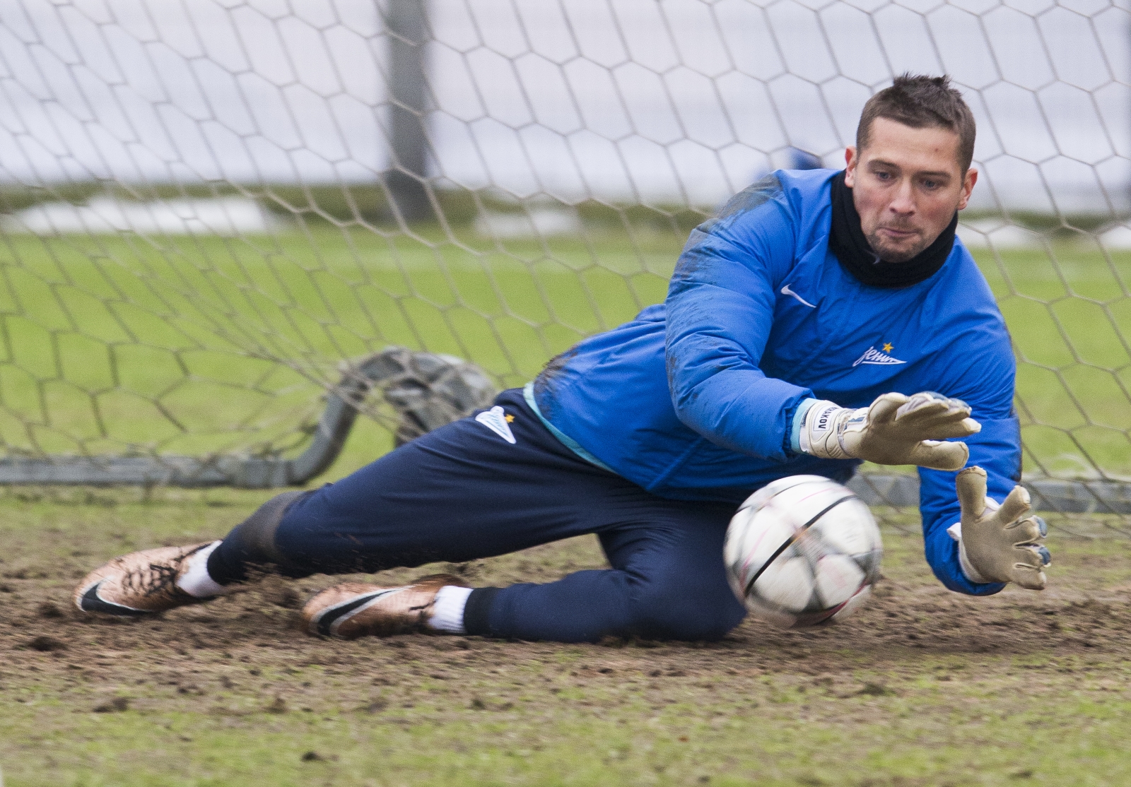 Тренировка «Зенита» перед матчем с «Бенфикой»