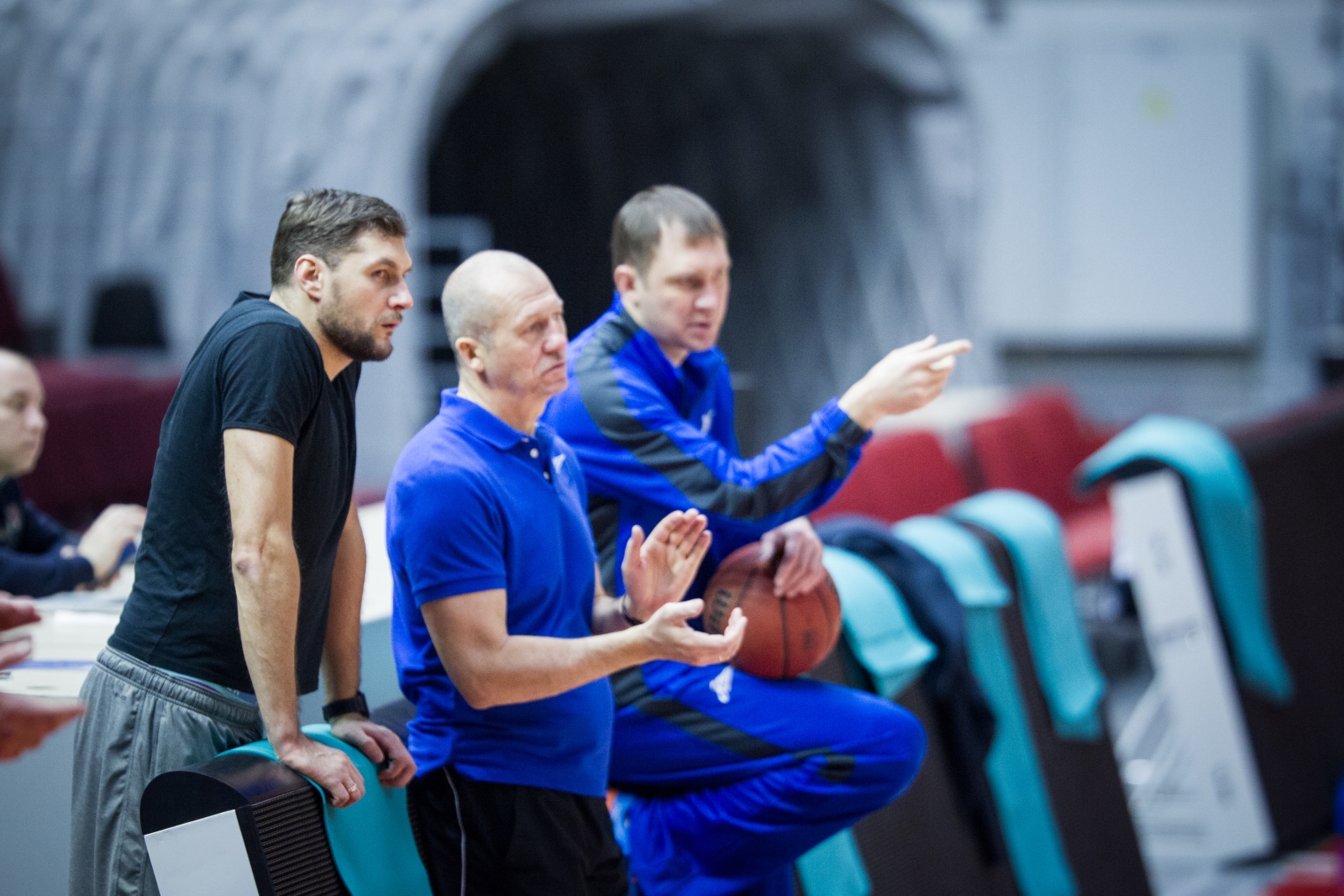 Тренировка основного состава БК «Зенит» перед матчем Единой лиги ВТБ 2015/2016 «Зенит» — «Нимбурк»