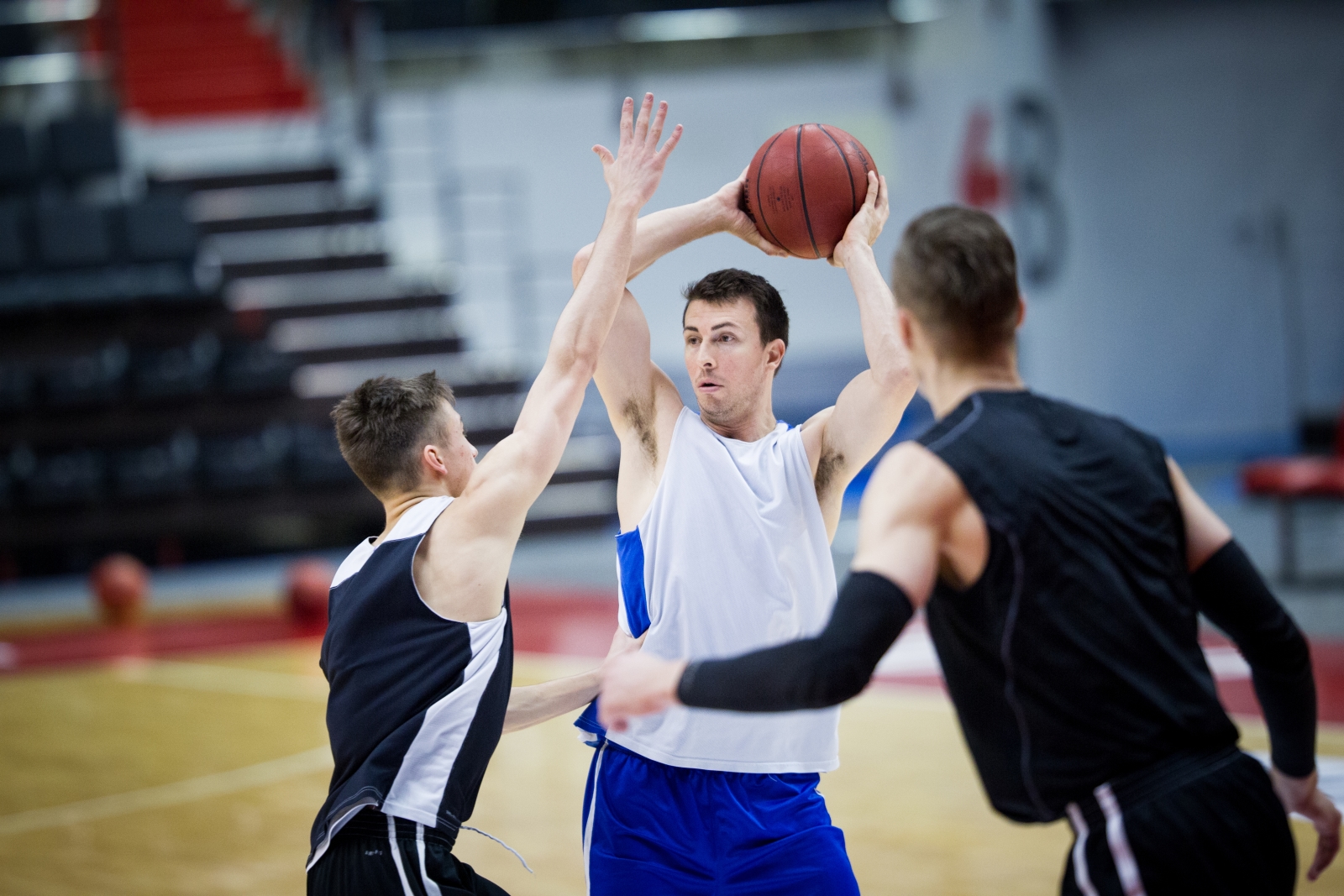Тренировка основного состава БК «Зенит» перед матчем Единой лиги ВТБ 2015/2016 «Зенит» — «Нимбурк»