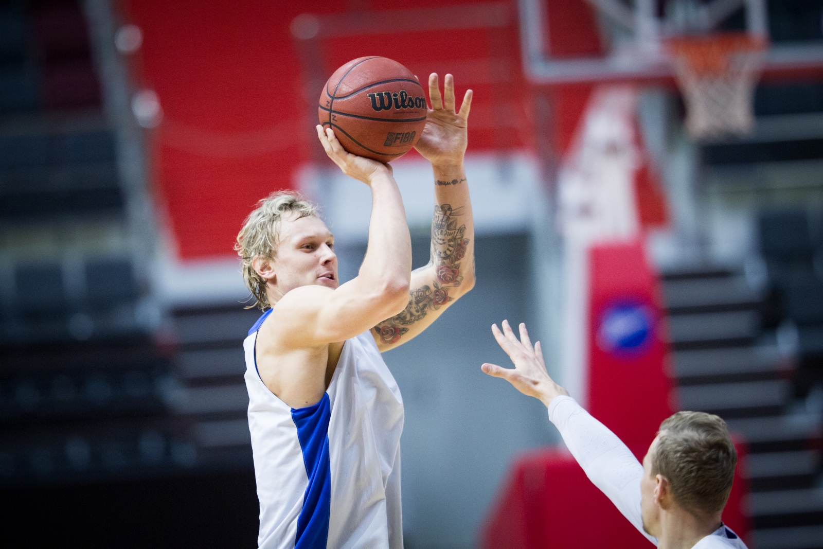 Тренировка основного состава БК «Зенит» перед матчем Единой лиги ВТБ 2015/2016 «Зенит» — «Нимбурк»