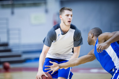 Тренировка основного состава БК «Зенит» перед матчем Единой лиги ВТБ 2015/2016 «Зенит» — «Нимбурк»