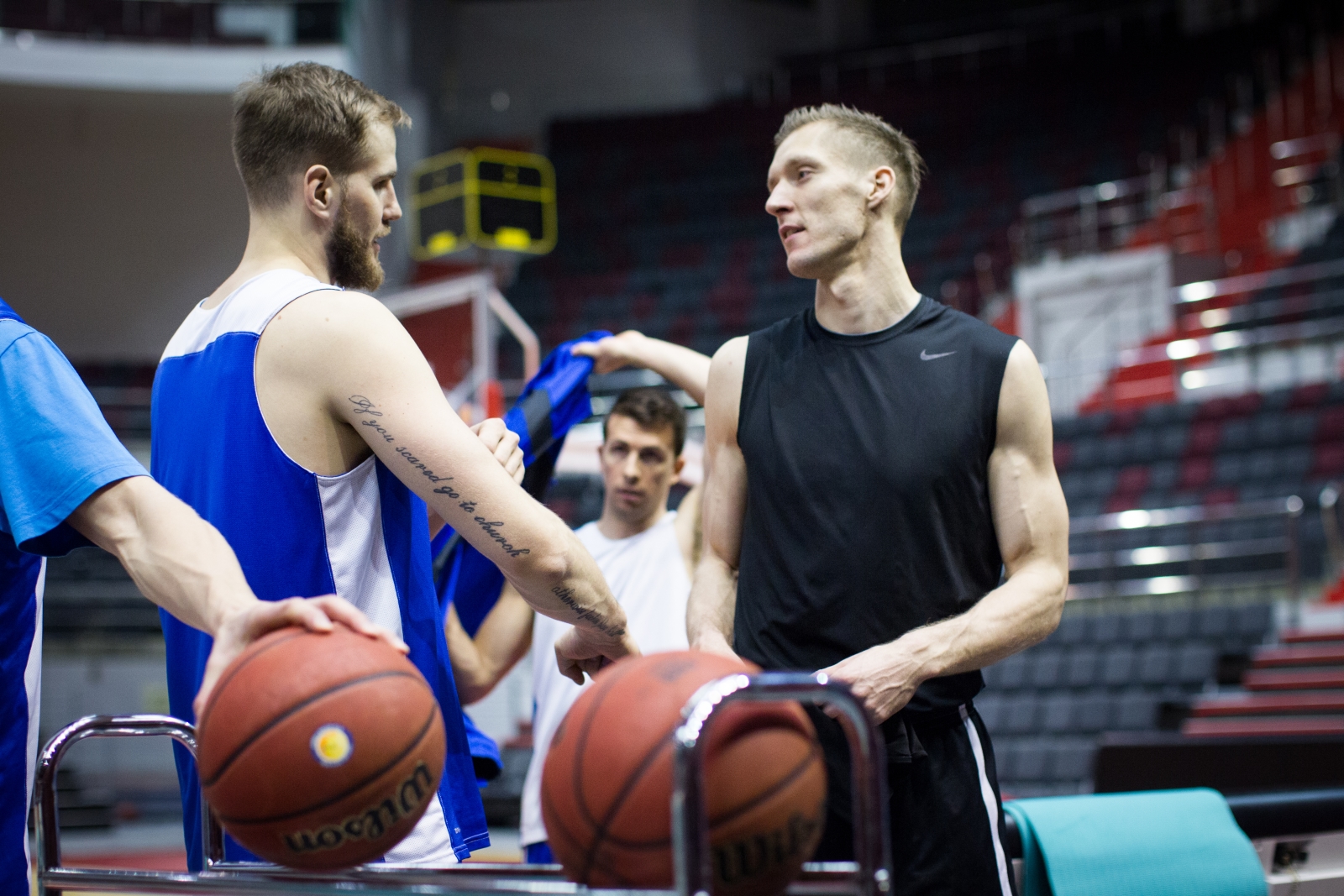 Тренировка основного состава БК «Зенит» перед матчем Единой лиги ВТБ 2015/2016 «Зенит» — «Нимбурк»