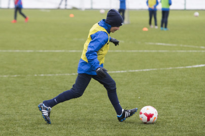 «Клуб добрых дел»: воспитанник детского дома Никита посетил тренировку юных «Зенитовцев»