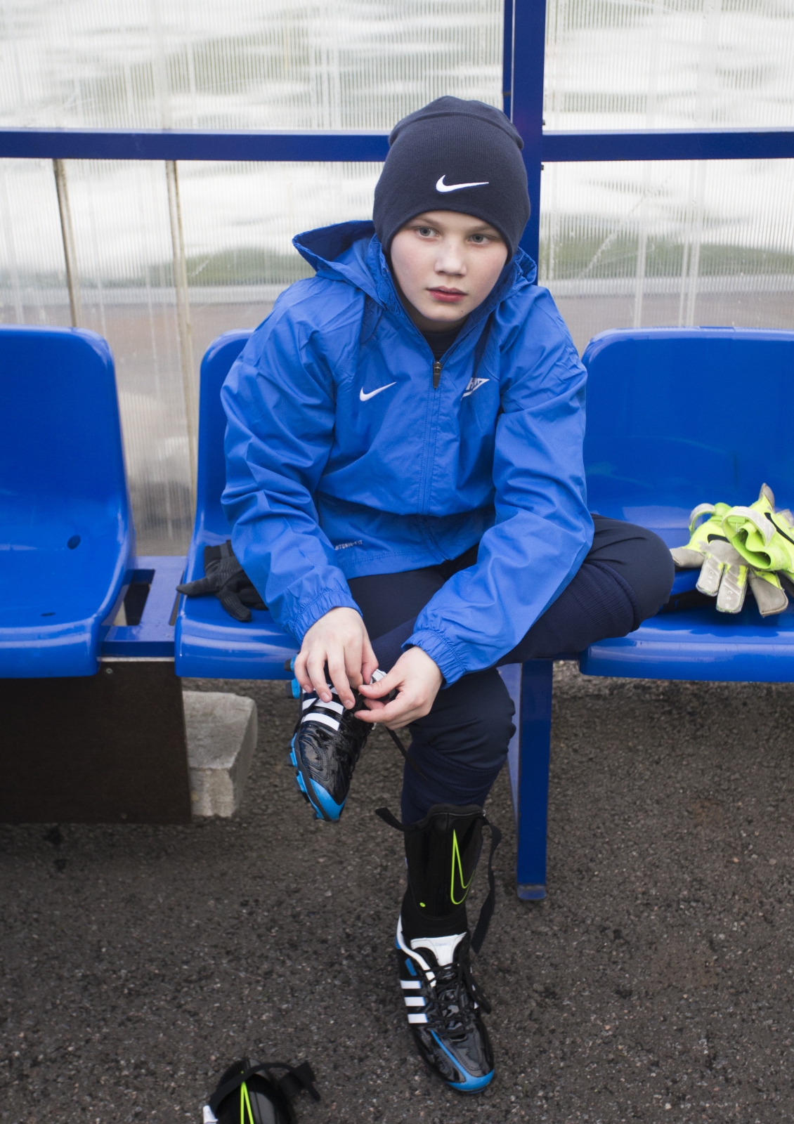 «Клуб добрых дел»: воспитанник детского дома Никита посетил тренировку юных «Зенитовцев»