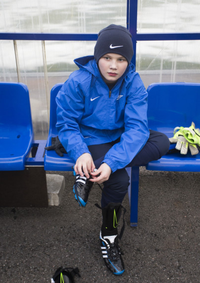 «Клуб добрых дел»: воспитанник детского дома Никита посетил тренировку юных «Зенитовцев»