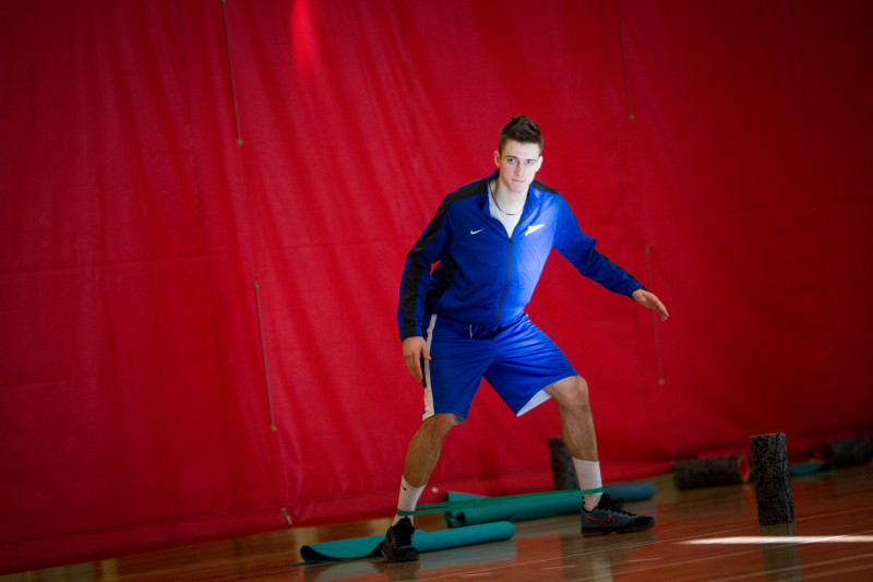 Тренировка основного состава БК «Зенит» перед матчем Единой лиги ВТБ 2015/2016 «Зенит» — ЦСКА