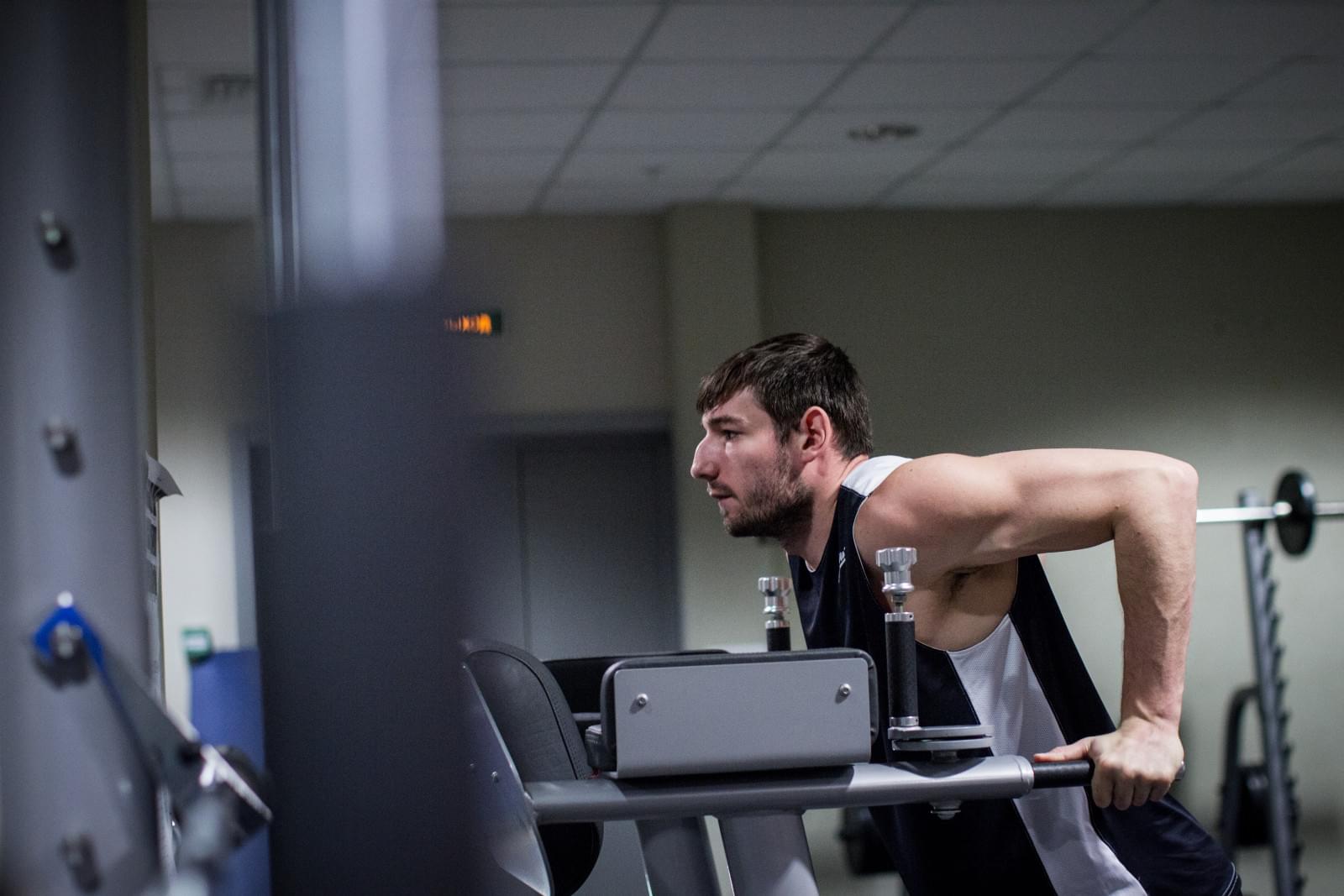 Тренировка основного состава БК «Зенит» перед матчем Единой лиги ВТБ 2015/2016 «Зенит» — ЦСКА