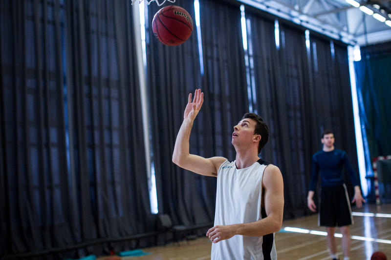 Тренировка основного состава БК «Зенит» перед матчем Единой лиги ВТБ 2015/2016 «Зенит» — ЦСКА