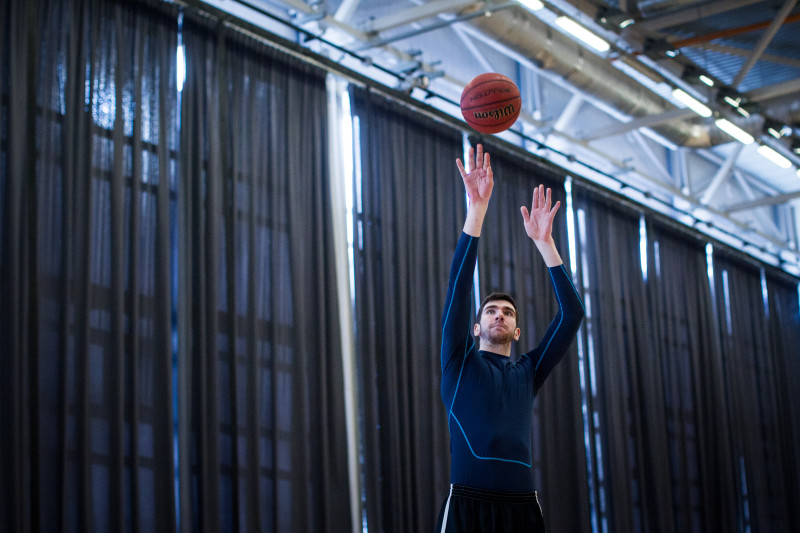 Тренировка основного состава БК «Зенит» перед матчем Единой лиги ВТБ 2015/2016 «Зенит» — ЦСКА