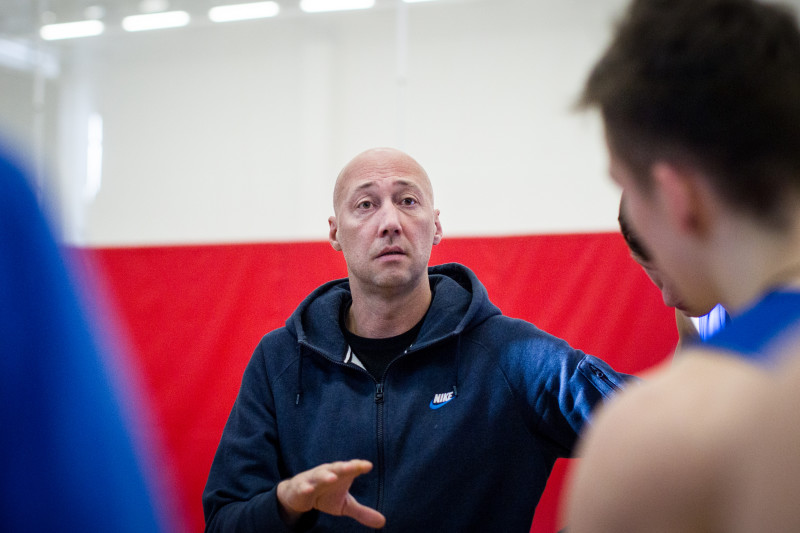 Тренировка основного состава БК «Зенит» перед матчем Единой лиги ВТБ 2015/2016 «Зенит» — ЦСКА