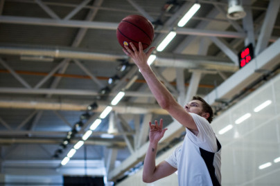 Тренировка основного состава БК «Зенит» перед матчем Единой лиги ВТБ 2015/2016 «Зенит» — ЦСКА