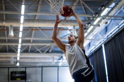 Тренировка основного состава БК «Зенит» перед матчем Единой лиги ВТБ 2015/2016 «Зенит» — ЦСКА