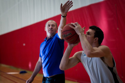 Тренировка основного состава БК «Зенит» перед матчем Единой лиги ВТБ 2015/2016 «Зенит» — ЦСКА