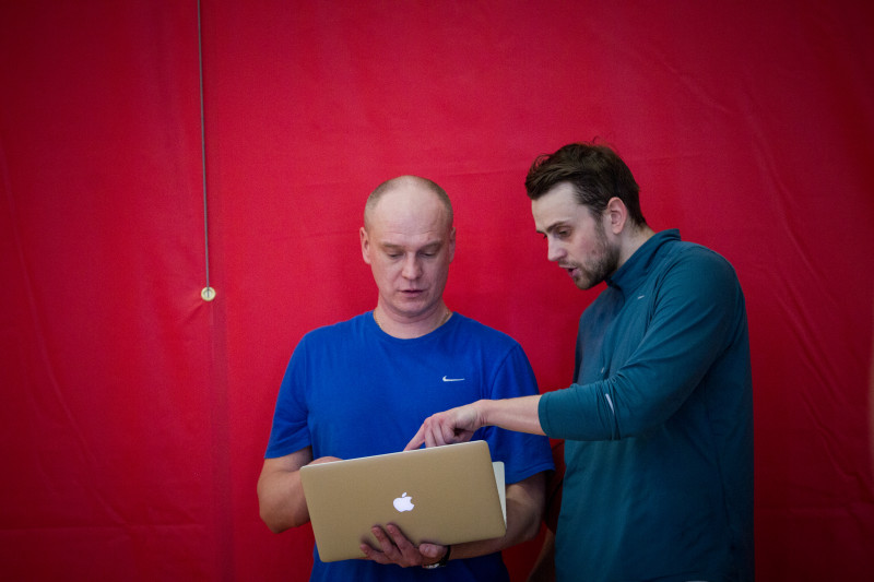 Тренировка основного состава БК «Зенит» перед матчем Единой лиги ВТБ 2015/2016 «Зенит» — ЦСКА