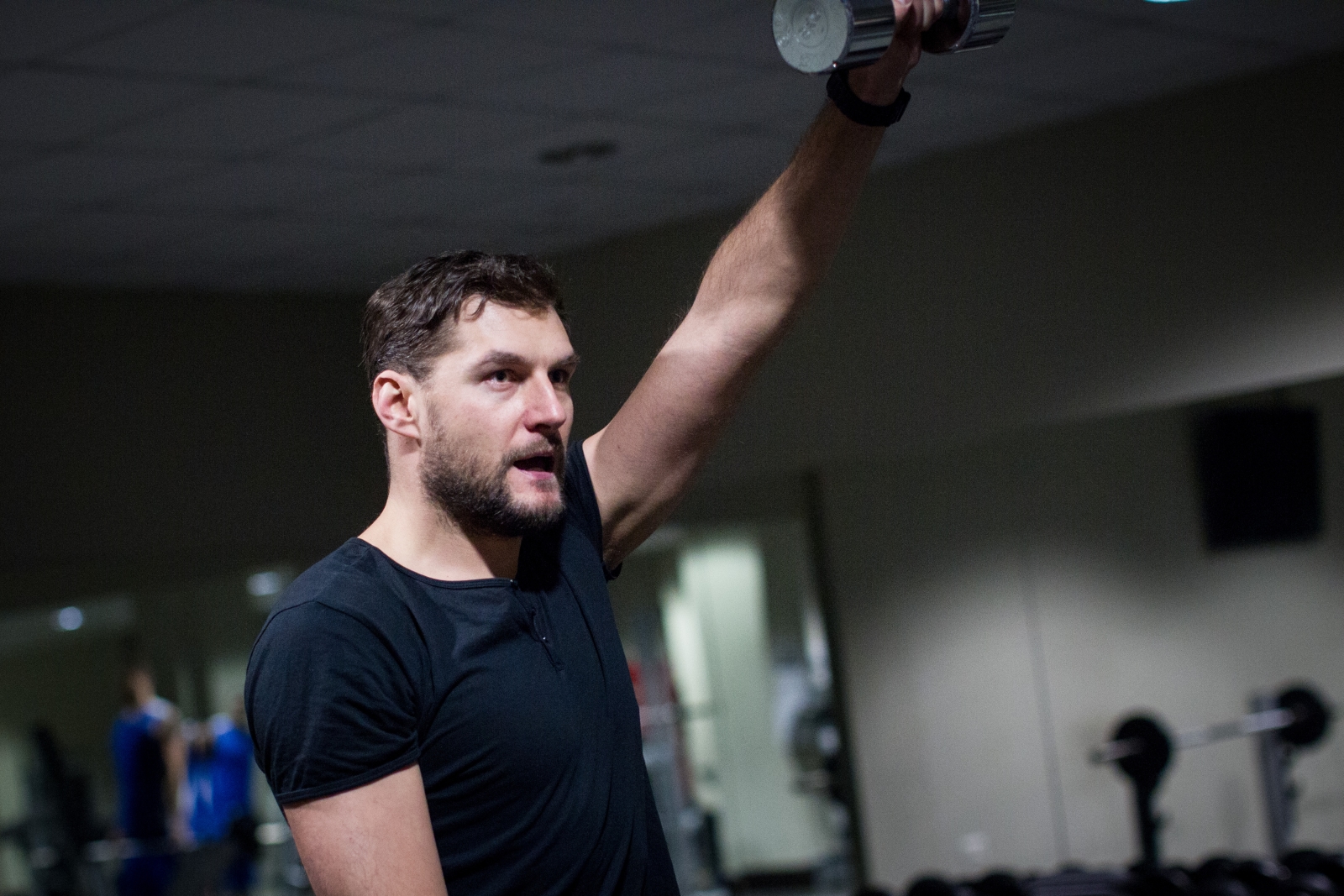 Тренировка основного состава БК «Зенит» перед матчем Единой лиги ВТБ 2015/2016 «Химки» — «Зенит»