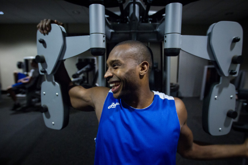 Тренировка основного состава БК «Зенит» перед матчем Единой лиги ВТБ 2015/2016 «Химки» — «Зенит»